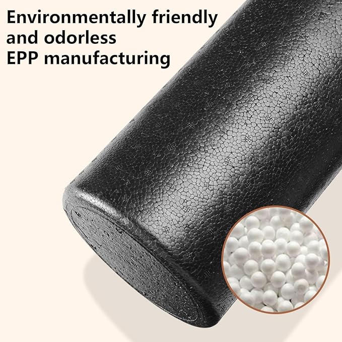 Foam Roller, Highly Density Round Massage Roller for Muscles, Pilates & Stretching Fitness Tool, Full Body Massage Tool Deeply Tissue Massager for Back Neck Legs Shoulders...