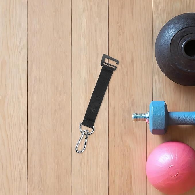 Fitness Pull up Hooks and Sandbag Hanging Strap, Heavy-Duty Black Metal Gym Equipment Accessory for Home Workout, Punching Bag and Swing Suspension, Strength Training Attachment