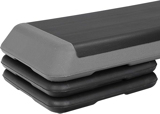 HomGarden 28.15" & 43" Adjustable Workout Aerobic Stepper in Fitness & Exercise Step Platform Trainer Stepper