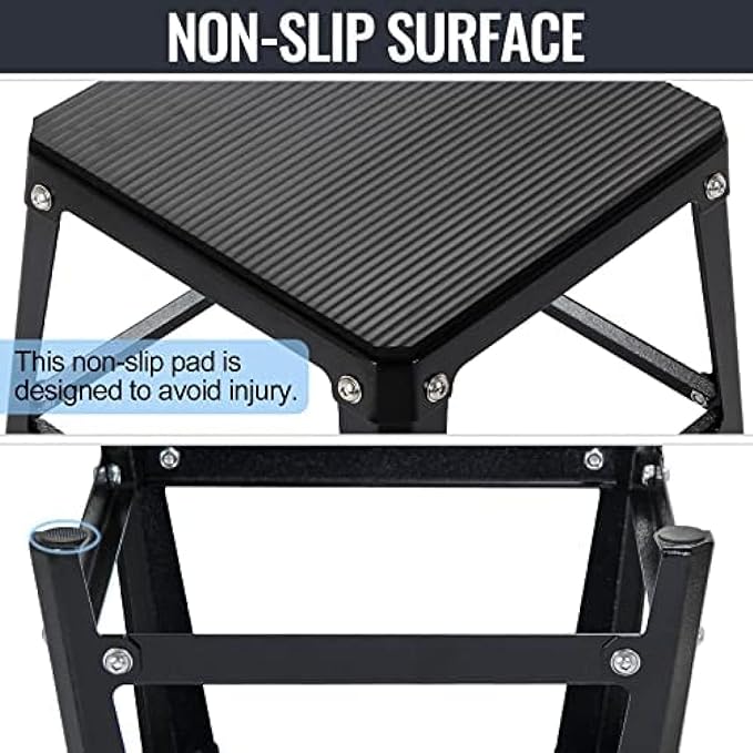 Plyometric Boxes Steel Plyo Box Fitness Exercise Jump Box For Home Gym Plyometric Jumping Exercises