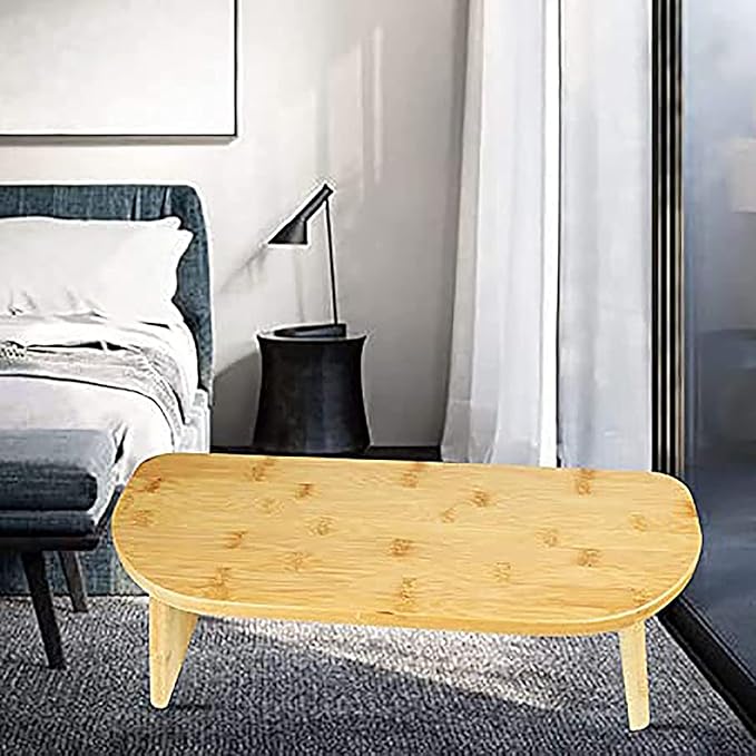 Ergonomic Bamboo Kneeling Stool Foldable Meditation Bench for Yoga & Comfort Perfect for Home & Office Use - Eco-Friendly Design Enhance Posture & Relaxation