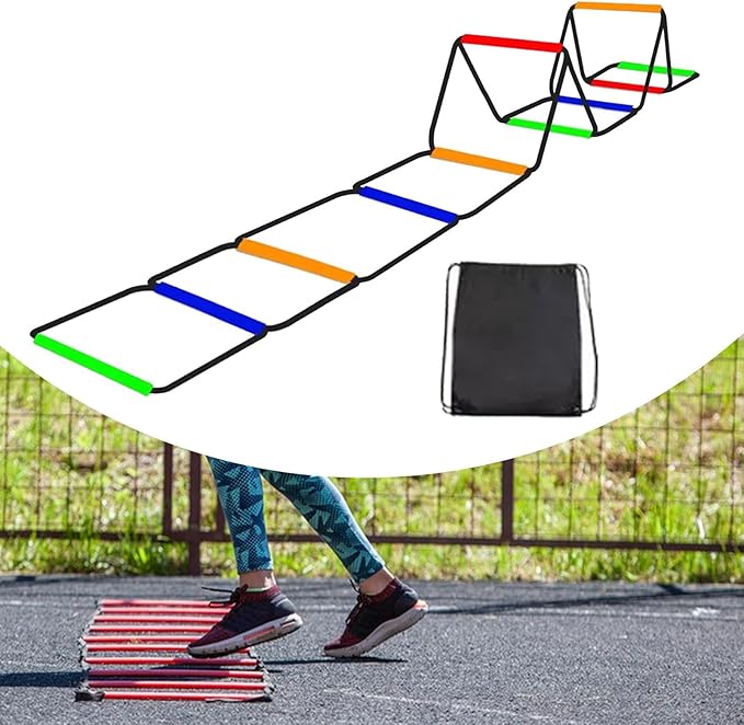 Agility Ladder Speed Ladder Foldable Workout Rugby Multifunction Home Gym Agility Training Equipment Fitness Feet Training