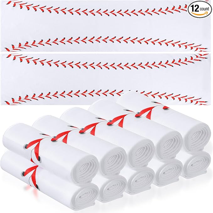 12 Pcs Cooling Towel Baseball Football Basketball Breathable Chilly Softball Soccer Ice Towel, 40"x12" Tennis Microfiber Accessories for Player