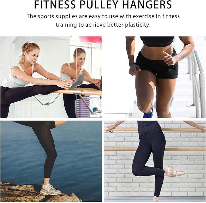 2pcs Fitness Pulley Hanging Straps Heavy-Duty Workout Swing Straps for Strength Training Equipment Attachment Gym Use
