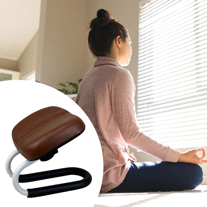 Meditation Bench Modern Prayer Bench Adjustable Practice with Soft Cushion