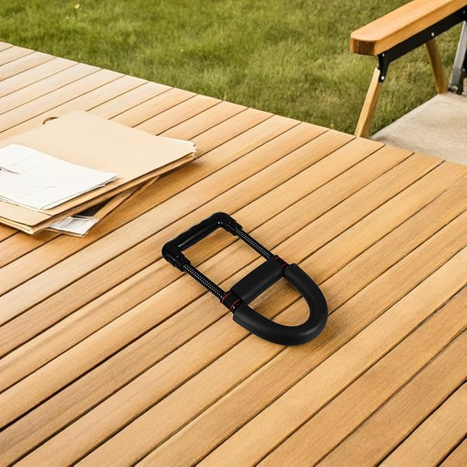 Alasum Adjustable Hand Strengthener and Forearm Strengthener for Men, Wrist Strength Training Device with Compact Design, Black Color Fitness Equipment for Grip and Arm Workout