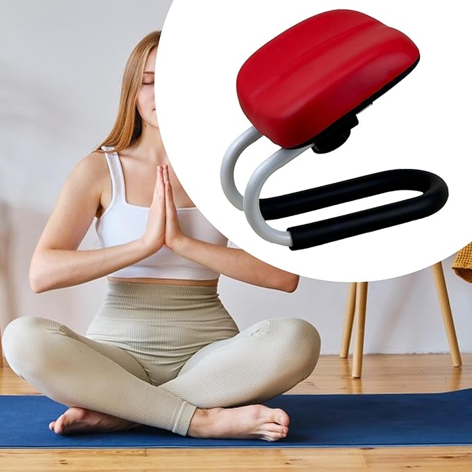 Yiju Kneeling Meditation Stool Meditation Bench Adjustable Height Lightweight Ergonomic Practices Prayer Stool for Prayer Adults