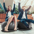 ROYUMI Office Balance Ball Chair for Prolonged Sitting, Ergonomic Chair for Adults Desk with Ring Base, Stability Ball Chair for Relieve Back Pain (Size : 75 cm (29 1/2"")), 36655