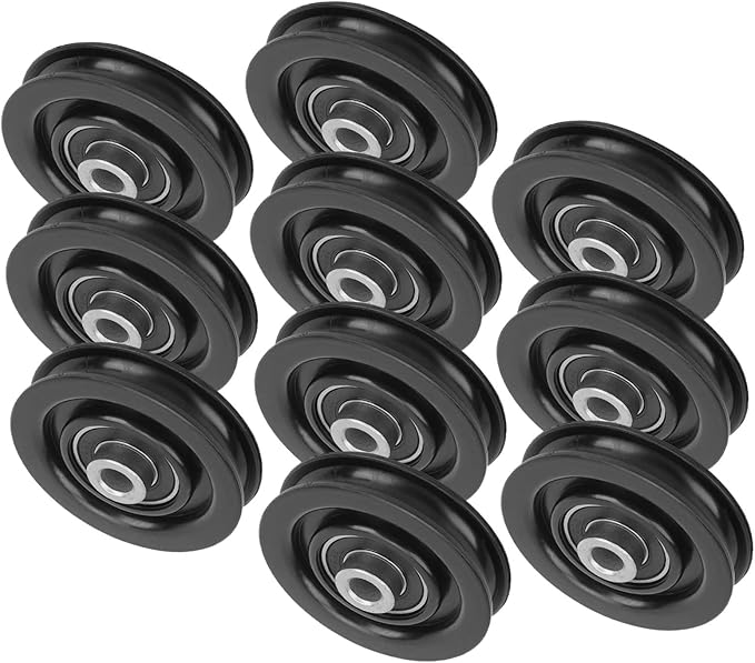 Nylon Iron Fitness Bearing Pulley, Home Gym Accessories Strength Training Equipment Attachment, Suitable for Health Club, Family Fitness, Business or Private use, Necessary