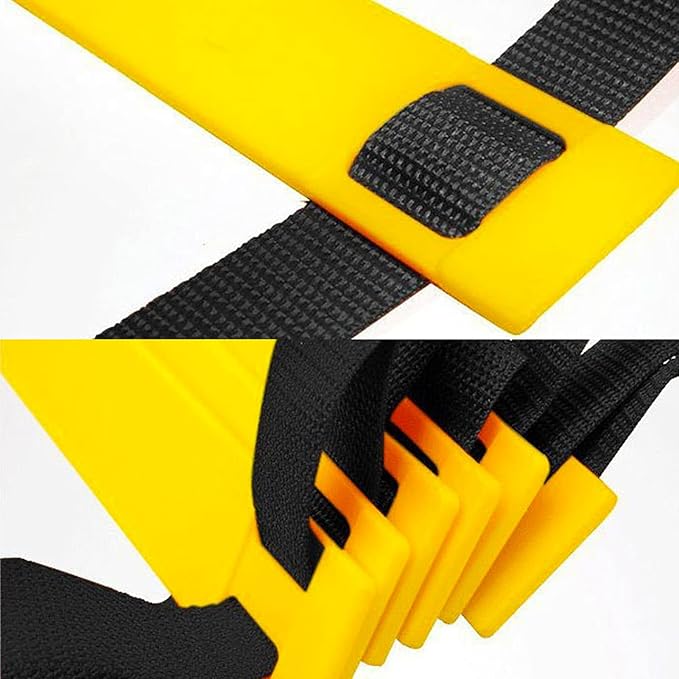 Agility Ladder Adjustable Agility Speed,Training Ladder, Outdoor Football Flexibility Training Jumping Ladder, to Boost Fitness Increase Skills,with Carry Bag(Size:6M)