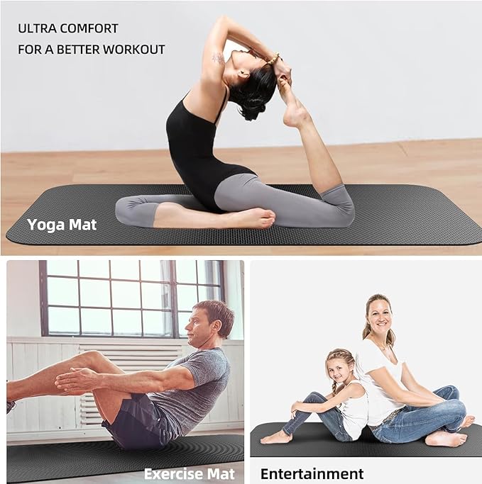 Bike Mat,Treadmill Mat,Compatible for Elliptical,Exercise Bikes, Stationary Cycles,Spin Bike,Under Exercise Bike Trainer Pad for Indoor Stationary Gym Fitness Equipment Hardwood Floor Protector