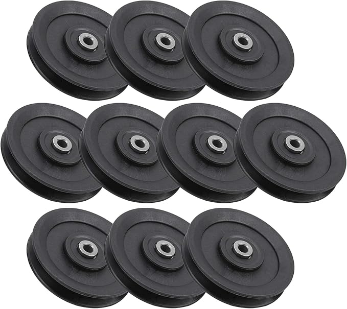 10Pcs Exercise Equipment Bearing Pulley Set, Exercise Strength Training Fitness Lifting Equipment Attachments