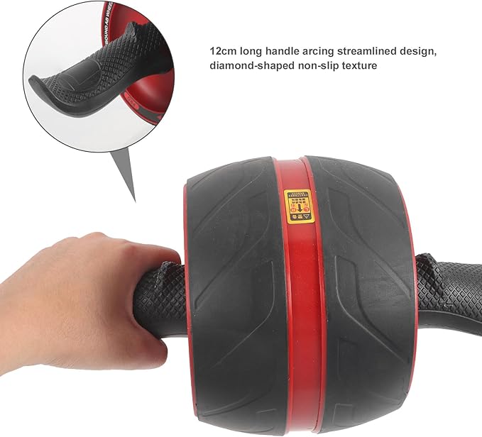 Milisten Ab Roller Wheel with Automatic Rebound Portable Abs Exercise Roller for Core Workout Home Fitness Training Men Women