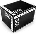 BalanceFrom 3-in-1 Foam Plyometric Jump Box for Home Gym with Multiple Height Options – Versatile Plyo with Non-Slip Surface for Strength, HIIT, Step-Ups, and Agility Training