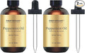 First Botany, 100% Pure Peppermint Oil - Premium Peppermint Essential Oil for Aromatherapy, Massage, Topical & Household Uses - 1 fl oz (Pack of 2)