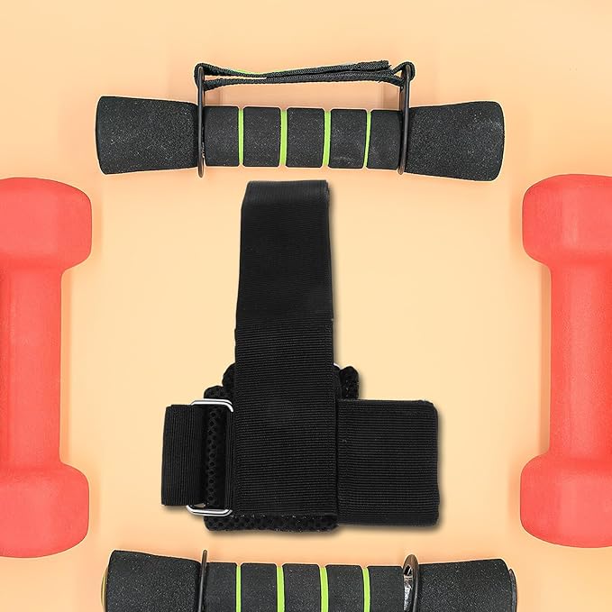 Leg Exercise Weight Strap with Dumbbell Attachment, No Slip Ankle Strap for Tibialis Workout and Strength Training, Adjustable Foot Lifting Weight for Gym Leg Extension and Muscle