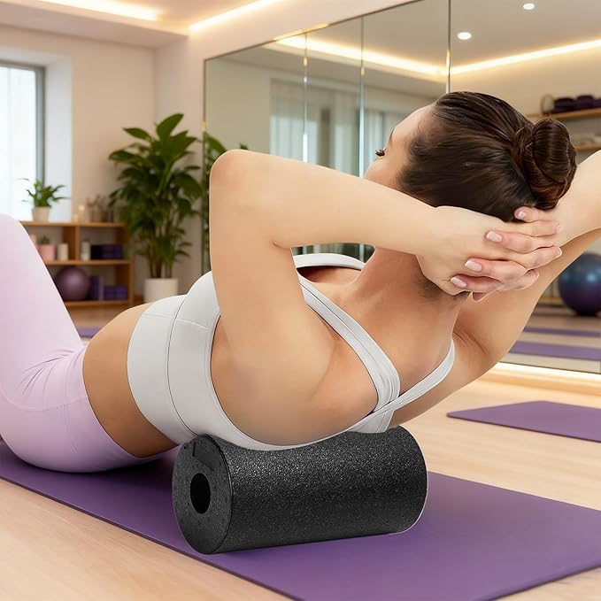 Yoga Foam Roller - Hollow Column Massage Tool - Workout Roller Foam,for Gym Post-Exercise Sports Recovery Home Fitness Routine Yoga Stretching