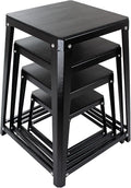 Plyometric Jump Box, 12/18/24/30 Inch Fitness Exercise Step Up Box for Home Gym, Step Exercise Platform for Workout & Strength Training