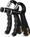 Hand Grip Strengthener Trainer with Adjustable Resistance 10-130lbs (4.5-59kg), Forearm Hand Grip Strength Exerciser for Muscle Building, Injury Recovery, and Therapy Stress Relief