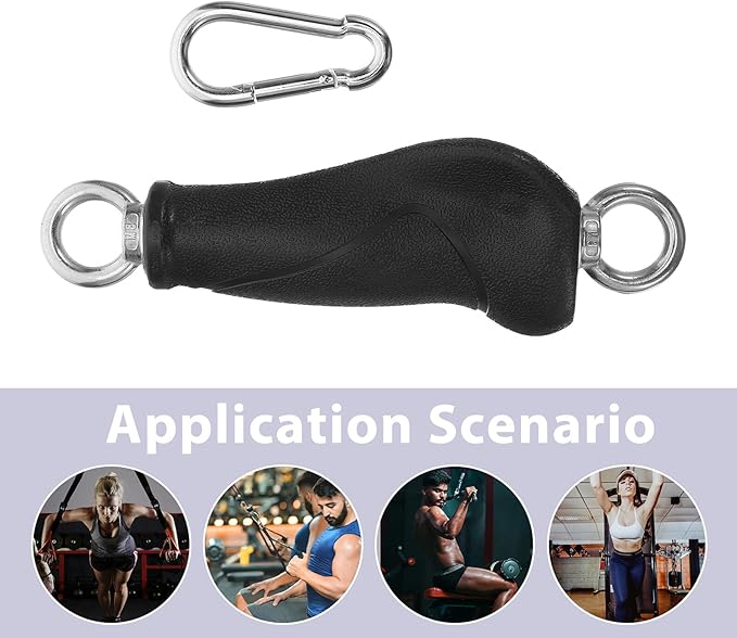 2pcs Gym Cable Machine Handles Heavy Duty Fitness Equipment Grips with Ergonomic Pull and Resistance Band Handles for Home Workout and Strength Training