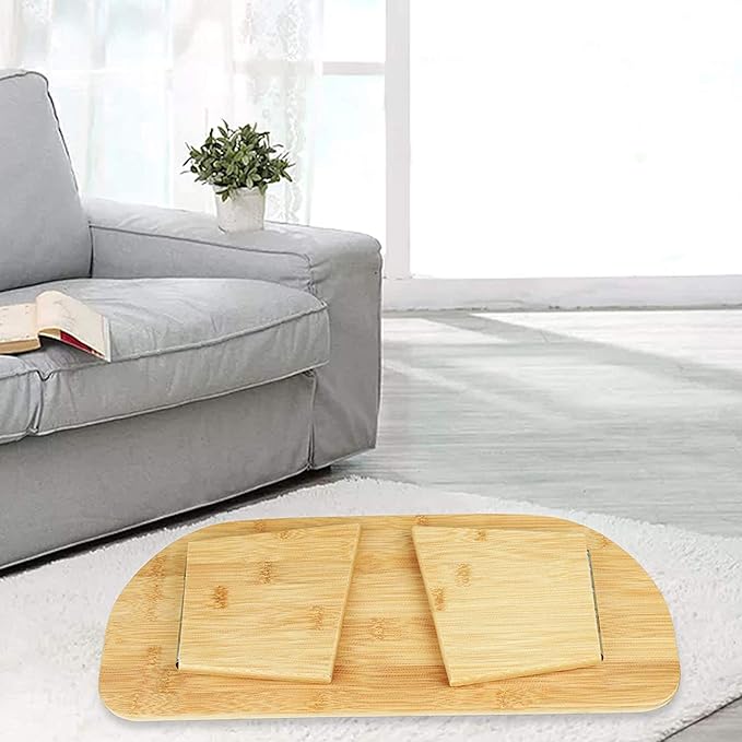 Folding Meditation Bench with Locking Magnetic Hinges - Meditation Seat - Bonus Portable Travel Carry Bag - Ergonomic Bamboo Yoga Stool