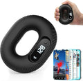 Smart Grip Trainer, Supports Multiple Game Interaction and HID Mode Video Browsing,Grip Strength Trainer for Fitness, Stress Relief and Rehabilitation Training, Resistance 40 Pounds Hand Trainer Black