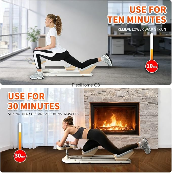 Spine Twist & Stretch Trainer, As Seen on TikTok Low-Impact Home Gym Equipment for Waist Toning, Leg Stretching & Core Activation, US Local Ship