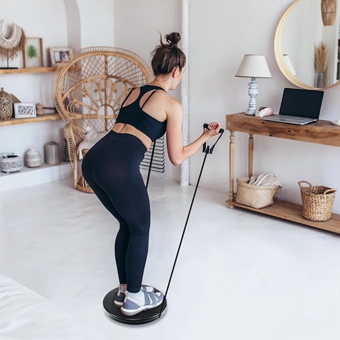 Ab Twister Board, Waist Whisper - 9.8 x 9.8 x 1.4 in Waist Twisting Disc, Plastic Material, Home Exercise, Slim Waist Effortlessly, Supports Up to 220 lbs