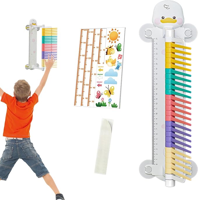 Vertical Jump Tool – Jump Height Trainer, Adjustable Test Stick, Kids Sports Pole | High Jump Measuring Device with Touch Indicator, Jump Accuracy for Training and Evaluation (ABS)