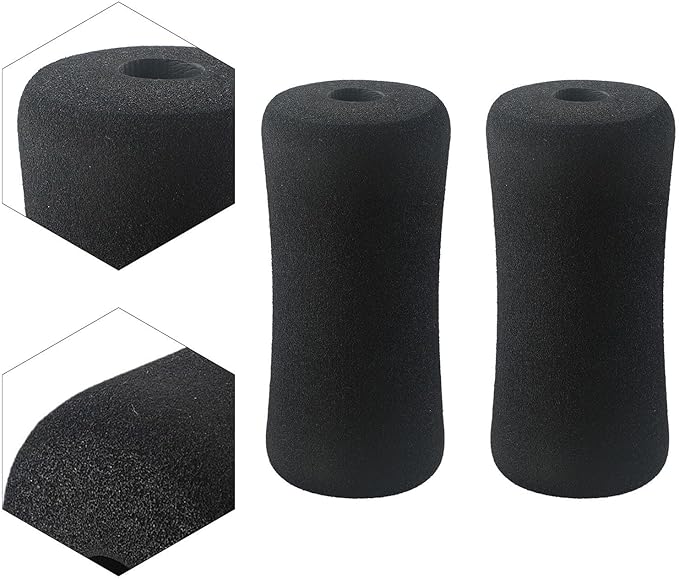 High Density Foam Foot Pads for Weight Bench, 7 Inch Replacement Rollers for Leg Extension Machines, For Foam Pads for Gym Equipment, Set of 2(23 * 90 * 170mm)