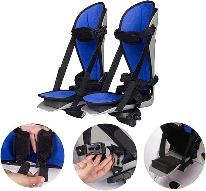 Leg Support for Motorized Pedal Exerciser and Electric Mini Exercise Bike,Fixed Leg Brace,Foot Splints for Electronic Physical Therapy and Rehab Bike Handicap 1 Pair,L
