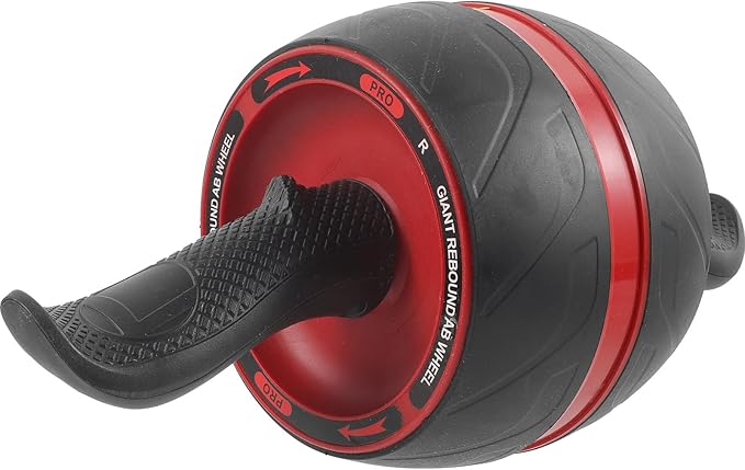 Ab Roller Wheel Fitness Equipment Abs Core Workout Exercise Roller with Automatic Rebound for Men Women Home Gym Strength Training