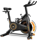 Office Exercise Bike Desk Chair,330 lbs Heavy Duty Under Desk Bike with 9-Level Height Adjustable Seat 24.4"-33.8",8-Level Resistance & Rolling Wheels,Quiet Fitness Chair for Home Office
