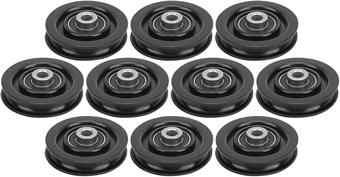 Nylon Iron Fitness Bearing Pulley, Home Gym Accessories Strength Training Equipment Attachment, Suitable for Health Club, Family Fitness, Business or Private use, Necessary