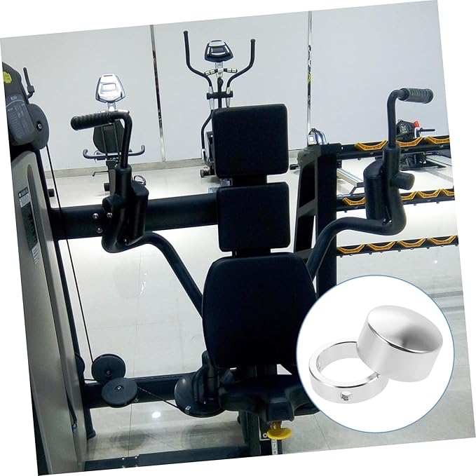 balacoo Lightweight Aluminum Alloy Fitness Handle End Cap Easy to Install Durable End Cover for Strength Training Equipment Compatible with Tubing Set