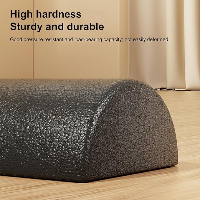 Fitness Foam Roller | High Density Half Stretching Equipment,Athletic Body Foam Roll - for Home Gym Studio Pilates Fitness Workout Post-Sports Training Stretching