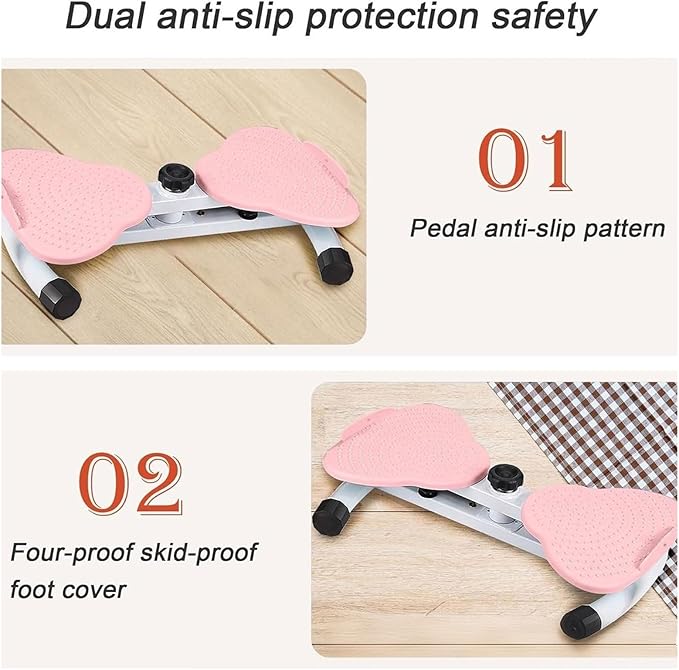 Waist Twisting Machine, Waist Twister with Drawstring, Multifunctional Magnetic Balance Board Body Shaping Twister Exercise for Women Weight Loss/Cardio ExerciseBlue,12x53x33cm