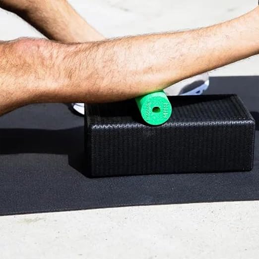 BLACKROLL - Mini Foam Roller, Massage Tool for Feet, Hands, and Arms, Ideal for Travel Size and Targeted Myofascial Release, for Exercise, Massage, and Muscle Recovery, 6" x 2", Yellow