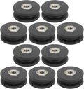 10pcs Nylon Bearing Pulley 50mm | Heavy Duty Gym Attachment/Garage Door Accessory | Sturdy & Weather - Protected | Strength Training Equipment Replacement