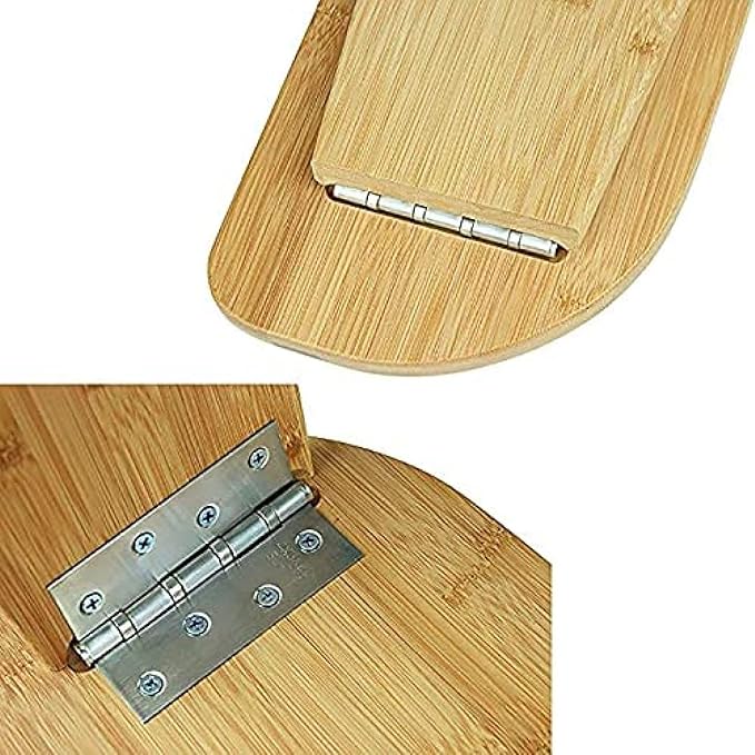 KRASS Folding Meditation Bench, Simple Yoga Stool, Perfect Kneeling Stool, Ergonomic Bamboo Yoga Bench - Includes Carrying Bag,Collector88