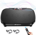 MERACH Vibration Plate Exercise Machine, Vibration Plate for Lymphatic Drainage Weight Loss, Vibrating Plate Exercise Machine with Bluetooth and LED Display, Workout Equipment for Women Men Home