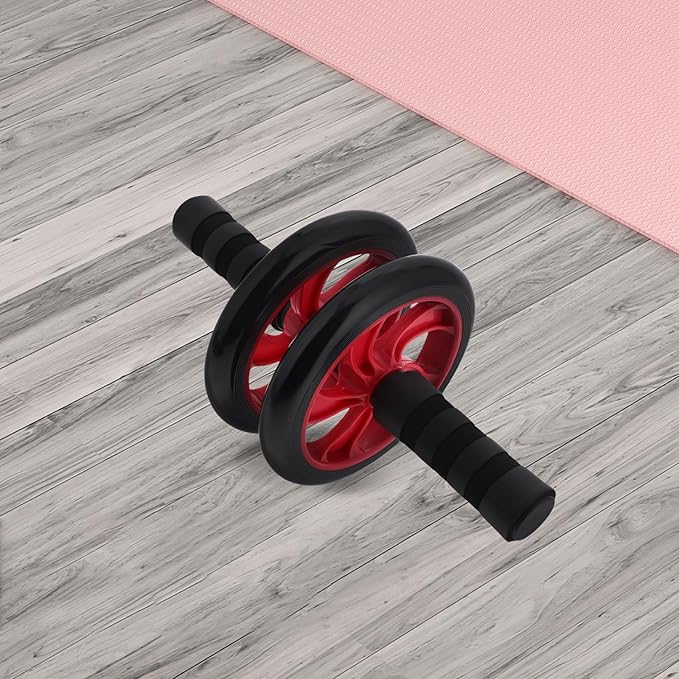DOITOOL Ab Roller Wheel for Core Workout Quiet Fitness Abdominal Wheel with Non-slip Handles Home Gym Equipment for Indoor and Outdoor Abdominal Training