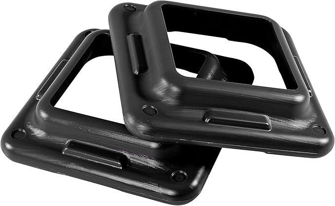 The Original STEP Exercise Step Platform, Health Club Size Stepper for Exercise at Home with 4 Stackable Risers for Height Adjustments
