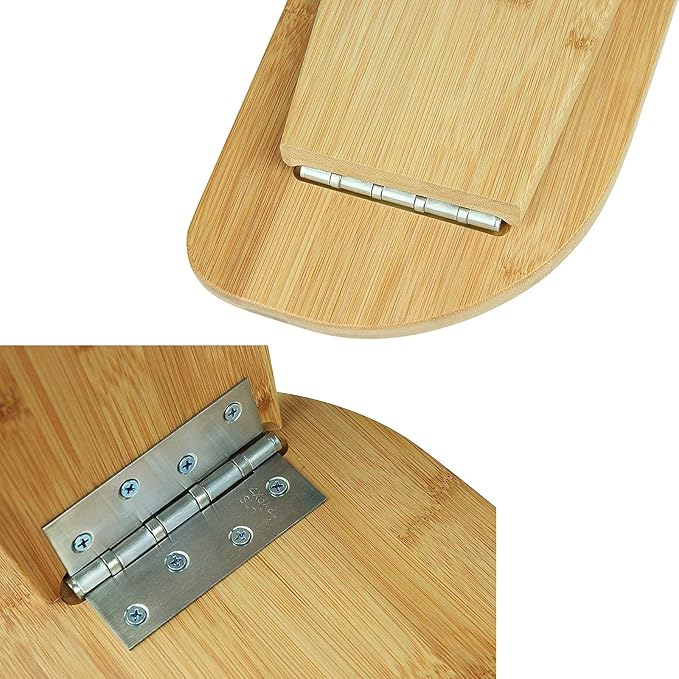 Meditation Bench, Bamboo Folding Meditation Kneeling Stool Seiza Bench - Ideal for Vipassana and Transcendental Meditation