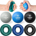FitBeast Grip Strength Trainer, Finger Exerciser, Stress Balls for Adults 6-Piece Set, Hand Therapy for Strength, Recovery & Stress Relief, Forearm Strengthener for Men, Women & Seniors