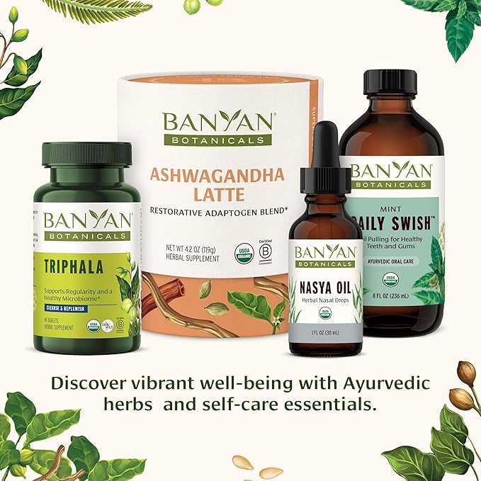 Banyan Botanicals Brahmi Oil with Sesame – Organic Ayurvedic Massage Oil with Gotu Kola and Bacopa ­­– Calming Massage Oil for Focus & Relaxation – 24 oz – Non GMO Sustainably Sourced Abhyanga Oil
