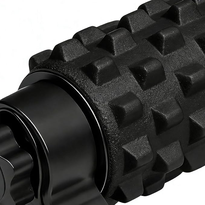 Back Foam Roller, Suction Cup Back Rolling Massage Equipment, Body Foam Roller with Holder, for Home Gym Yoga Pilates Fitness Workout Post-Sports Training