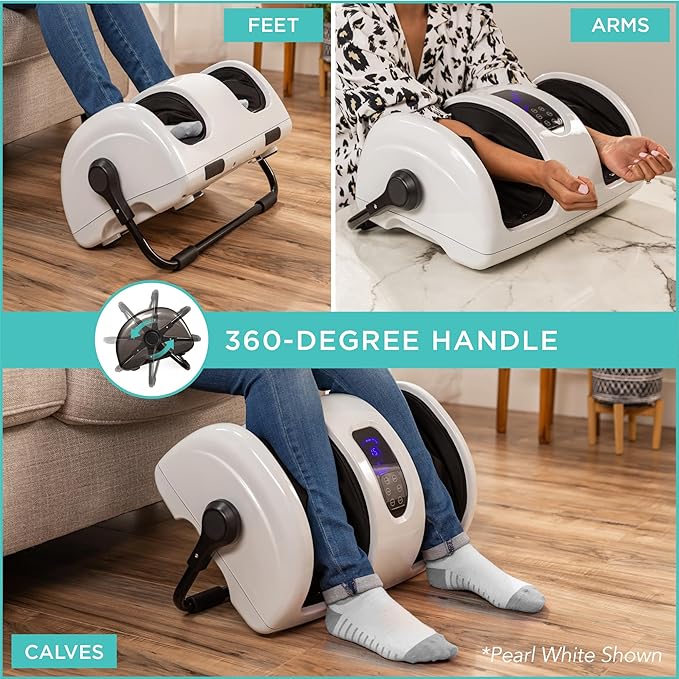 Best Choice Products Heated Shiatsu Foot Massager for Pain Relief, Plantar Fasciitis, Neuropathy, Blood Circulation w/Compact Design - Dark Green