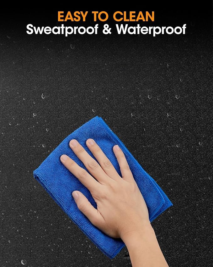 Mat for Exercise Bike Treadmill Walking Pad on Carpet 63x30,Compatible with Peloton, 1/4" Indoor Bike Trainer Mat for Hardwood Floors, Spin Stationary Bike, Equipment Stability, Noise Shock Absorption