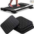 Treadmill Mat Pads 4PCS- Double-Sided Non-Slip - Anti Vibration Mat for Treadmill, Walking Pad, Exercise Bike - Hardwood Floors Protection